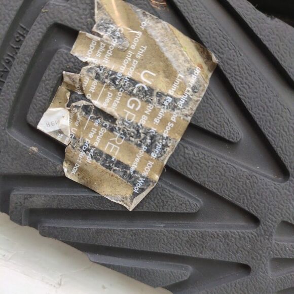 Ugg Classic Clog Mules Fur Lined Black Leather Shearling Men size 15 1011413 - Picture 9 of 10